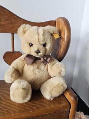 Steiff Vintage Petsy Plush Teddy Bear Stuffed Animal